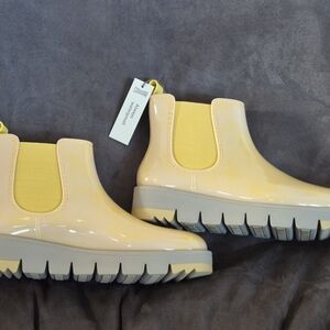 Yellow Chelsea Boots